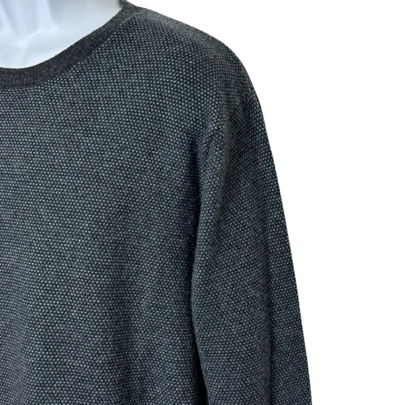 Rails Mens Rune Birdseye Wool Blend Crew Sweater Blue Knit Pullover SZ. XL - Picture 6 of 15